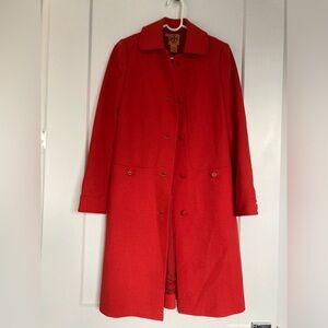 Tory Burch Vibrant Red vintage Trench Coat